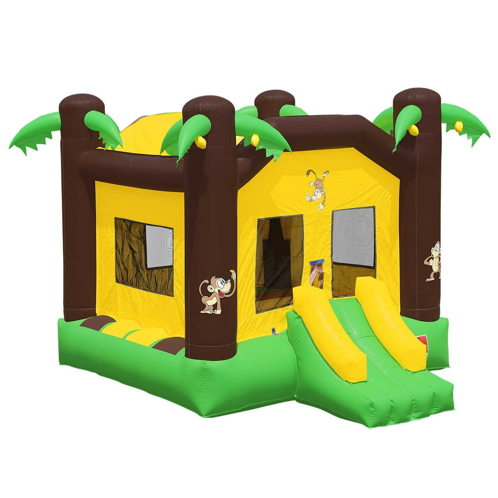 Inflatable HQ Commercial Grade Bounce House 100% PVC Jungle Jumper Inflatable Only - Walmart.com