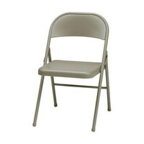 All steel folding chair single brace - Tan