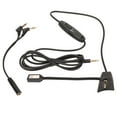 thumbnail image 2 of Cable de micrófono Boom, auriculares para juegos con reducción de ruido, Cable de micrófono con Control de volumen, interruptor de silencio para PS5, Xbox y PC, 2 of 8