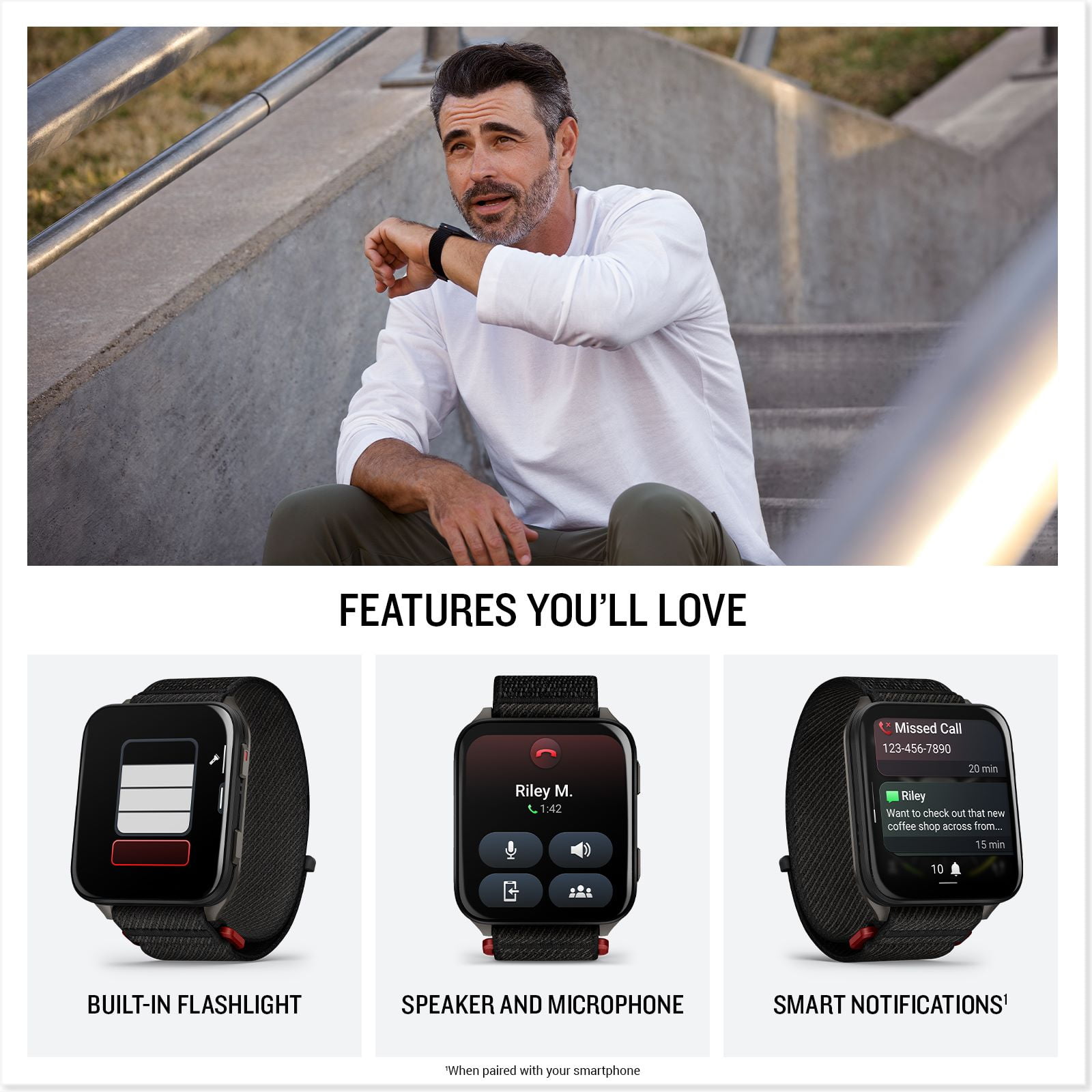Garmin Venu X1, Thin and Lightweight GPS Smartwatch, AMOLED Display, Advanced Health and Fitness Features, Black with Slate Titanium Caseback and Black ComfortFit Nylon Band