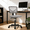 Gray, variant on Kelno Small Desk Chair with Wheels Armless Low-Back Office Chair Ergonomic Adjustable Computer Desk Chair with Lumbar Support,Green