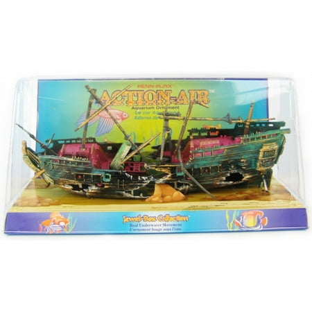 Shipwreck Bow Aquarium Ornament - Action-Air Split Shipwreck Aquarium Ornament Split Shipwreck
