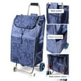 thumbnail image 2 of Dalazy Sac de Remplacement pour Chariot de Courses Élégant et Réutilisable Sac de Courses en Tissu Durable Pliable Gris Totems, 2 of 6