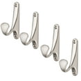 thumbnail image 2 of MINI-FACTORY 10Pcs Coat Hooks Wall Mounted Single Prong Robe Hook for Hanging Towel Hooks with 30 Screws for Coat, Bags, Hat, Cap, Scarf, 2 of 5