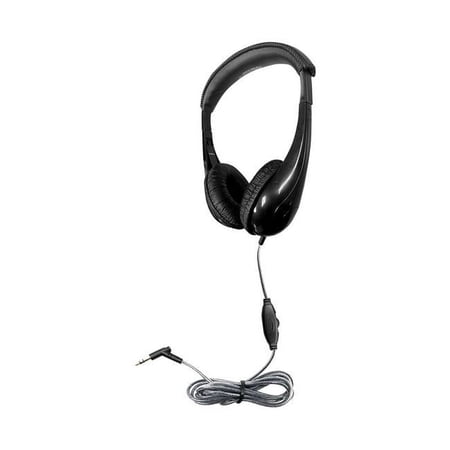 UPC: 0681181627073 | HamiltonBuhl M8BK1 Motiv8 TRS Classroom Headphone with in-Line Volume Control