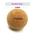 thumbnail image 3 of Cork Massage Balls for Fascia Release After Exercise, Yoga,Trigger Point Therapy, Relax Muscles, and Relieve Stress,Set of 2 Classic 2.4 Inch Rawlogy Cork Massage Balls, 3 of 6