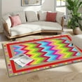 thumbnail image 4 of 4'x6' living room carpet outdoor carpet runner boho area rug gothic area rug washable area rug, 4 of 10