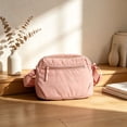 thumbnail image 6 of Nylon Crossbody Bags for Women Crossbody Bag Lightweight Multi-Zipper Multi-Pocket Small Sling Purse Shoulder Purse Handbag for Daily Outdoor Shopping Travel Commuting Walking Casual Versatile, 6 of 7