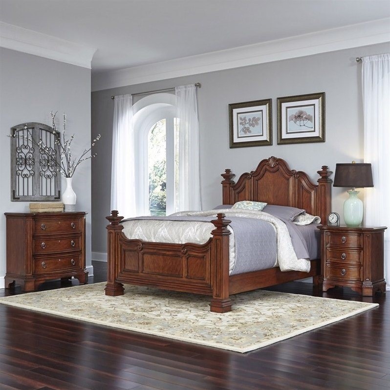 Home Styles Santiago Queen Bed, Night Stand and Chest