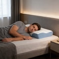 thumbnail image 6 of Orthopedic Memory Foam Pillow with Washable Cover,Wing Shaped Neck Support Pillow for Sleeping,Slow Rebound Cervical Pillow for Pain Relief,Breathable Ergonomic Bed Pillow for Side Back Sleeper, 6 of 6