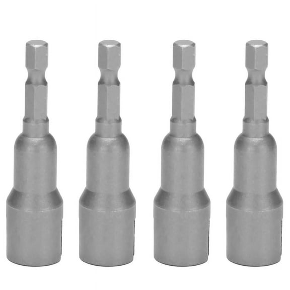 4Pcs Power Wing Nut Driver Set,Slot Nuts Drill Bit Socket Wrenches Tools Set,1/4inch Hex Shank Drills Bits