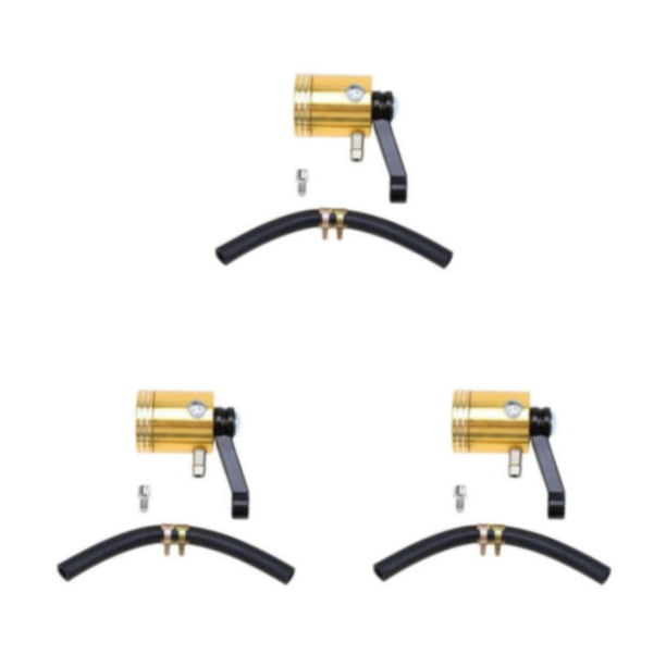 Riwesomey Depósito de fluido universal para embragues Fluido de aceite - Juego de aerógrafo elegante y duradero Conveniente oro Type1 NO1