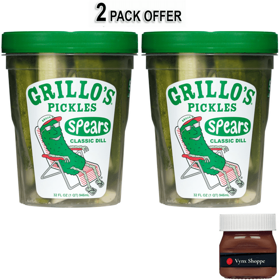 Grillo's Pickles Classic Dill Pickle Spears, 32 fl oz ,  Jar