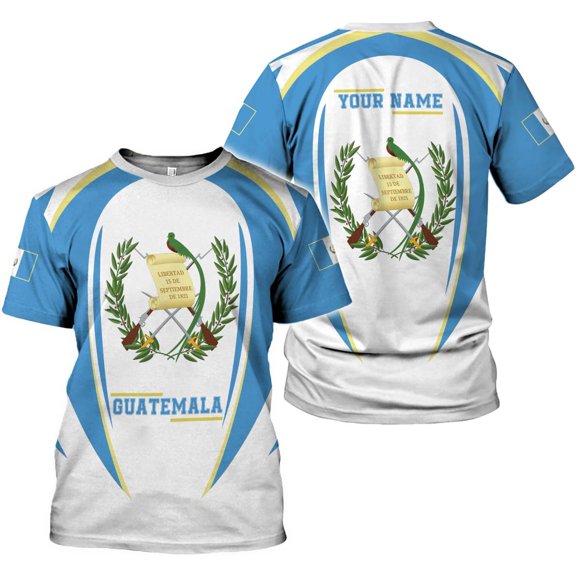 Personalized Guatemala Shirt Guatemala Camisas Guatemala Flag Shirts, Guatemalan Pride T-Shirt, Guatemala Tshirt (S)