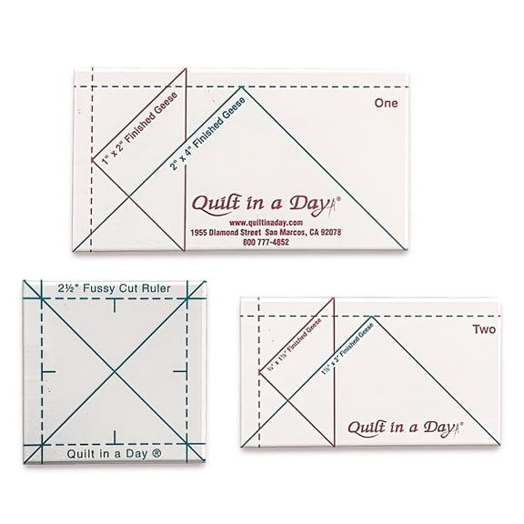 Mini Flying Geese Ruler Set by Quilt in a Day