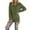 Army Green, variant on Women's Fall Winter Sweater Pullover Long Sleeve Solid Sweaters Color:Army Green Size:L