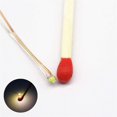 thumbnail image 1 of Bowerful 100 Pcs Fils Micro-Litz Pré-Soudés Blanc Chaud SMD Led 0603 + Résistance Multiple Nouveau, 1 of 4