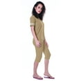 thumbnail image 4 of Moomaya Ensemble de Nuit Simple pour Femmes avec Capri en Coton 2 Pcs Chemises de Nuit-862, 4 of 6