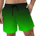thumbnail image 2 of DHFJKG Mens Athletic Shorts Lightweight Sports Casual Drawstring Gradient Beach Shorts Running Workout Stylish Bottoms, 2 of 3