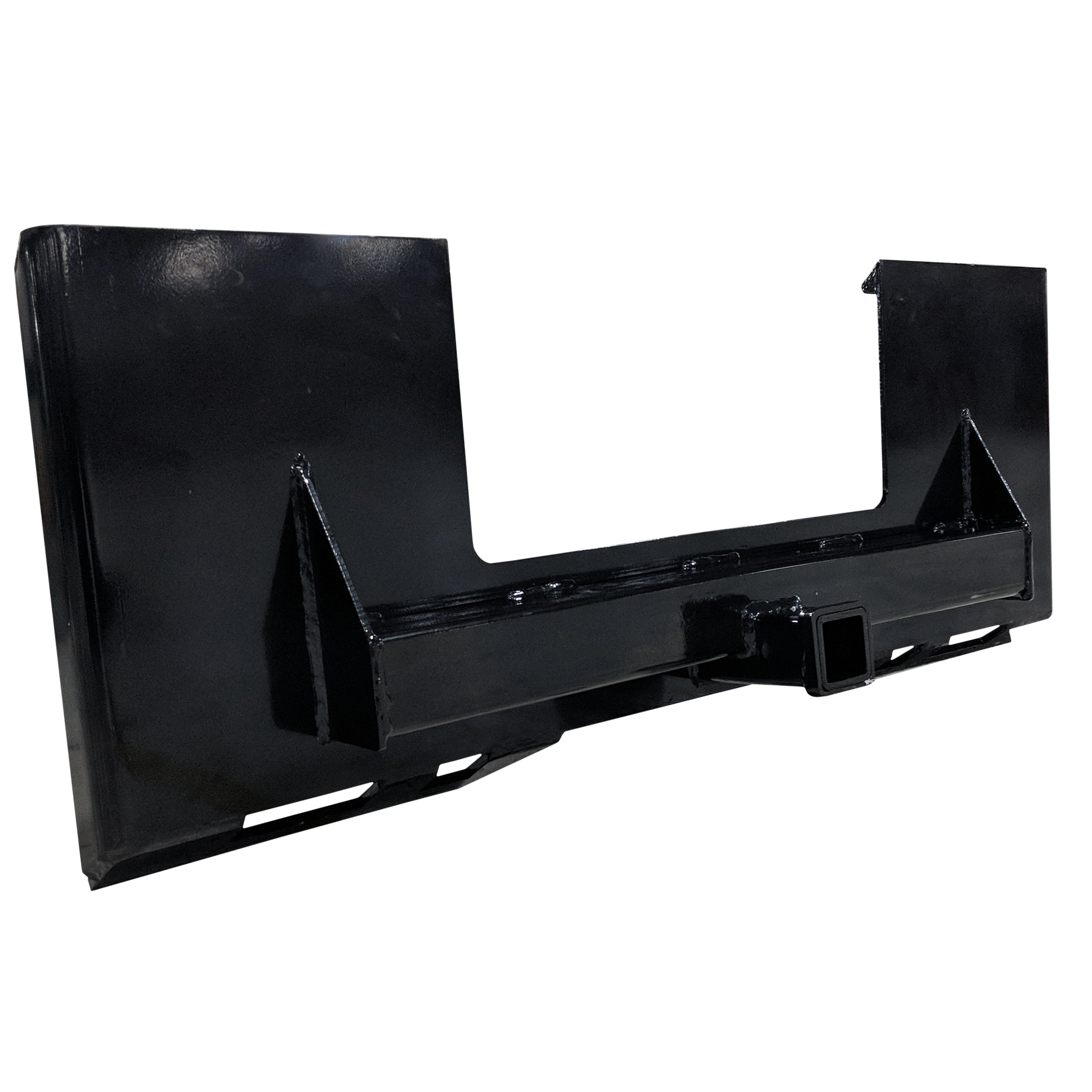 Titan Skidsteer Trailer Receiver Mount Plate Hitch Bobcat Case Skid