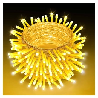 GE StayBright 250-Count Warm White LED Christmas Lights - 51.8 Ft String, Indoor/Outdoor