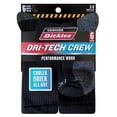 thumbnail image 2 of (2 pack) Genuine Dickies Men's Dri-Tech Crew Socks, 6-Pack, Sizes 6-15, 2 of 6
