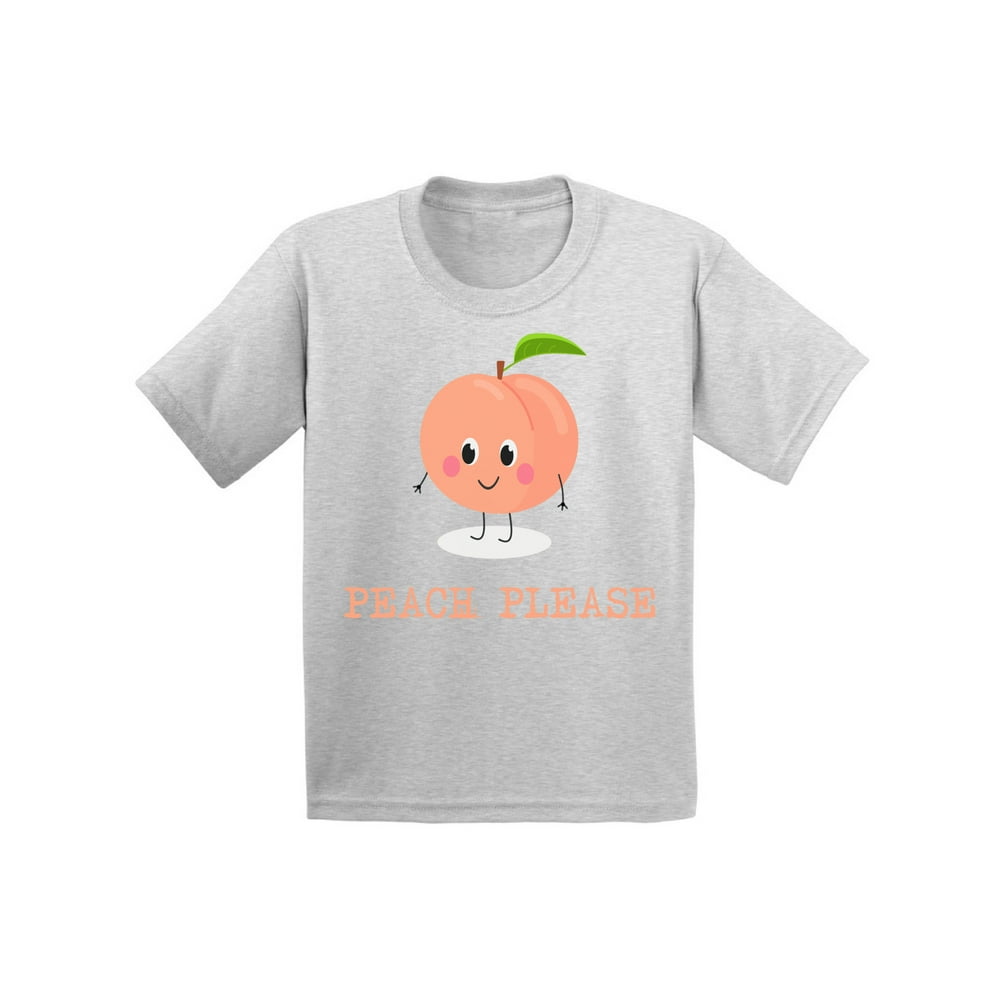 Awkward Styles - Awkward Styles Peach Please Kids Clothes Peach Infant T-Shirt for Girls Shirts
