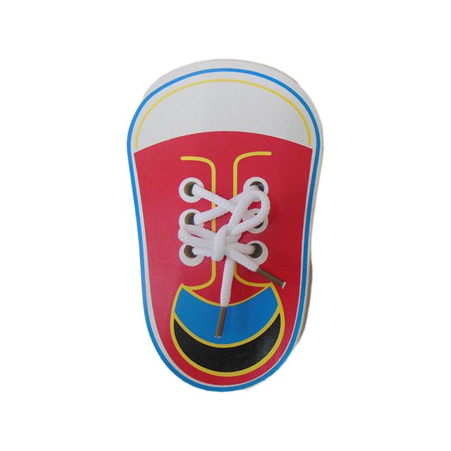 Zapato con cordones Vogacara para niños Material de madera Type1