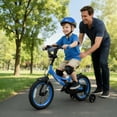 thumbnail image 4 of Costway 14" Kids Bike with Removable Training Wheels Adjustable Seat & Handlebar Handbrake, 4 of 10