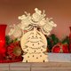 thumbnail image 4 of Swinging Santa Vector Swinging Santa Claus Wooden Ornament, 4 of 6