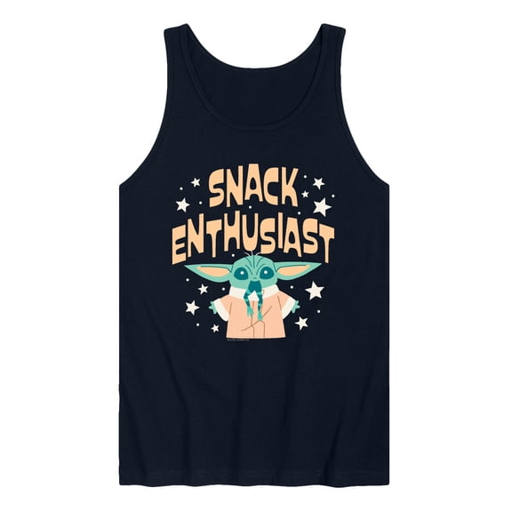 Star Wars - The Mandalorian Snack Enthusiast Grogu - Men's Sleeveless Graphic Tank