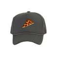 thumbnail image 1 of Adult Men's Pepperoni Pizza Slice Rope Foam Trucker Hat, Dark Grey, 1 of 2