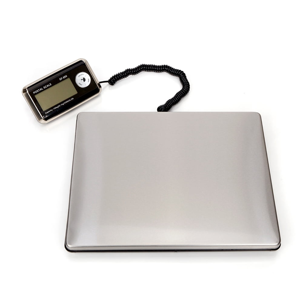 Digital Postal Shipping Scale 440lbs Stainless Steel Heavy Duty Floor