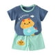 thumbnail image 1 of Odeerbi 6M-6Y Niños Niñas Trajes de Verano Dinosaurio Impreso Algodón Manga Corta Camiseta Pantalones Cortos Conjunto de Dos Piezas Cintura Elástica, 1 of 3
