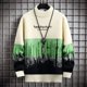 thumbnail image 4 of Suéter de cachemira de invierno 2024 para hombre, jersey de cuello alto grueso y cálido de estilo Harajuku para hombre, suéteres navideños masculinos de alta calidad para hombre, 4 of 5