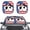 American Flag Cartoon Eyes, variant on XYZCANDO Car Sun Shade Featuring Funny Surfing Polar Bear, Foldable Windshield Cover for Uv and Heat Protection, Suitable for Women and Men Daily Use