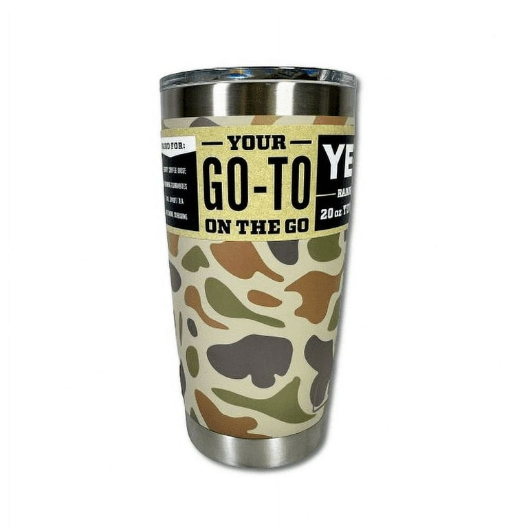 YETI Rambler 20oz Tumbler, Stainless Steel - Tan Camo - Walmart.com
