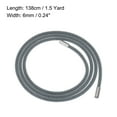 thumbnail image 2 of Unique Bargains 1.5 Yard 6 mm Rhinestone Tube Rope Diamond String for Trouser Drawstring Sweaters White Mesh Deep Green Diamond, 2 of 5