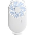 thumbnail image 2 of Dosaele Portable Electric Fan Lovely Mini Fan USB Rechargeable Summer Cooling Fan Handheld Portable Low Noize Gifts, 2 of 3