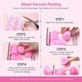 thumbnail image 3 of 56 Pieces Foam Hair Rollers | Soft Sleeping Foam Rollers | Sponge Hair Curler with Comb for DIY Hair Styling Hairdressing by Casewin (Pink), 3 of 7