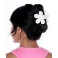 thumbnail image 2 of Gimme Beauty Daisy Flower Claw Clip for Medium Hair, Purple Cream, 2 Count, 2 of 4