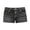 Black, variant on Yubnlvae Women's Vintage High Waist Jeans Shorts Retro High Waisted Denim Shorts - Rolled Hem Distressed Summer Shorts - Casual Streetwear Shorts (S-XXL) (Black | L)