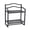 Grey, variant on Household Essentials 2-Tier Metal Wall Mount Bathroom Storage Rack, Grey