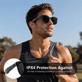 thumbnail image 5 of Bluetooth Glasses for Men & Women, AI Smart glasses Music Sunglasses with Open-Ear Speaker, Voice Control & HD Mic, UV400 Lens, 10H Playtime,Waterproof Music Glasses for Driving Travel Work, gifts, 5 of 9