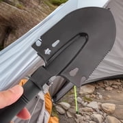 Heavy-Duty Multipurpose Hand Shovel, Thickened Outdoor Utility Spade for Camping, Fishing, Vehicle Emergency Gear, Ground Digging, Soil Loosening and Field Tasks
