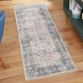 thumbnail image 2 of Home Décor Collection 19.7"x58" Washable Green Persian Faux Fur Indoor Runner Rug, 2 of 8