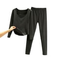 thumbnail image 2 of 2Pcs/Set Thermal Underwear for Women Long Johns Women with Fleece Lined, Base Layer Women Cold Weather Top Bottom, 2 of 8