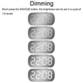 thumbnail image 4 of 6637 LED Digital Display Temperature Mirror Alarm Clock, 4 of 5