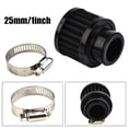 thumbnail image 3 of Universal 25mm Car Air Filter for Motorcycle Cold Air Intake High Flow Vent, 3 of 6