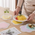 thumbnail image 4 of 2 piezas de nuevas alfombrillas de silicona para mesa de comedor, alfombrillas aislantes para el hogar, alfombrillas de silicona de alta temperatura de calidad alimentaria., 4 of 5